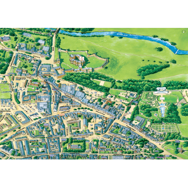 JIGRAPHY CITYSCAPES ALNWICK 1000 PIECE